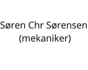 Søren Chr Sørensen (mekaniker)